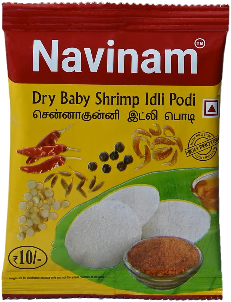 Navinam Dry Baby Shrimp Idli Podi packet